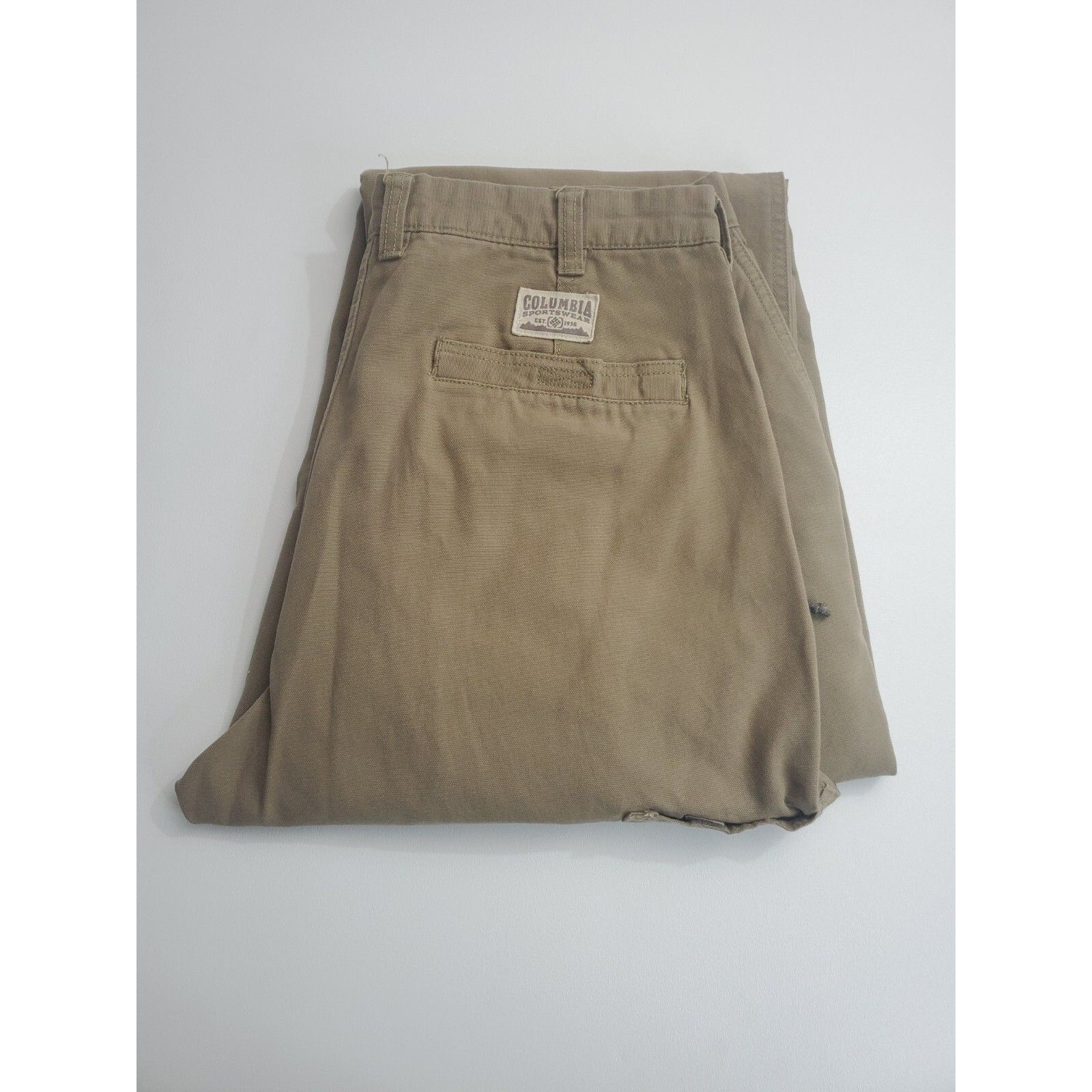Columbia Sportswear Men's Double Pockets Pants, 38w X 32l, Brown